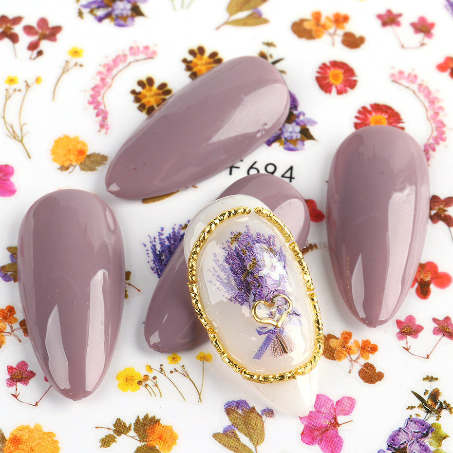 Floral Nail Stickers – Flower Nail Art Decals